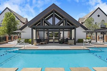 Resort style swimming pool